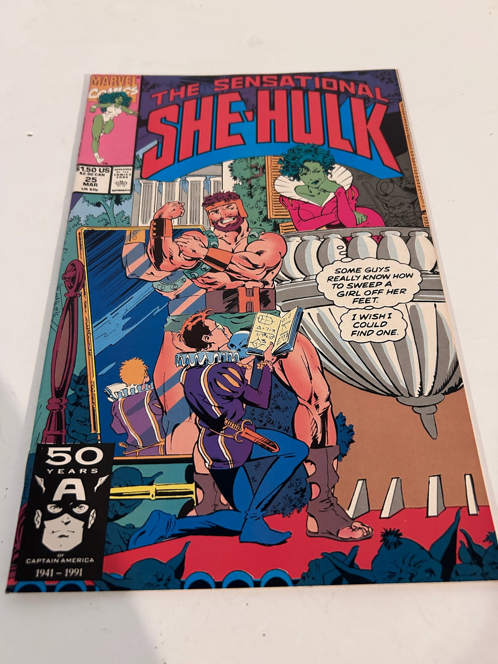 Vintage Comic Book Sensational She Hulk # 25: Vintage Comic Book Sensational She Hulk # 25 Please view all photos as they are part of the description and condition of this Item, Feel free to contact me with questions or picture requests! Used Ite