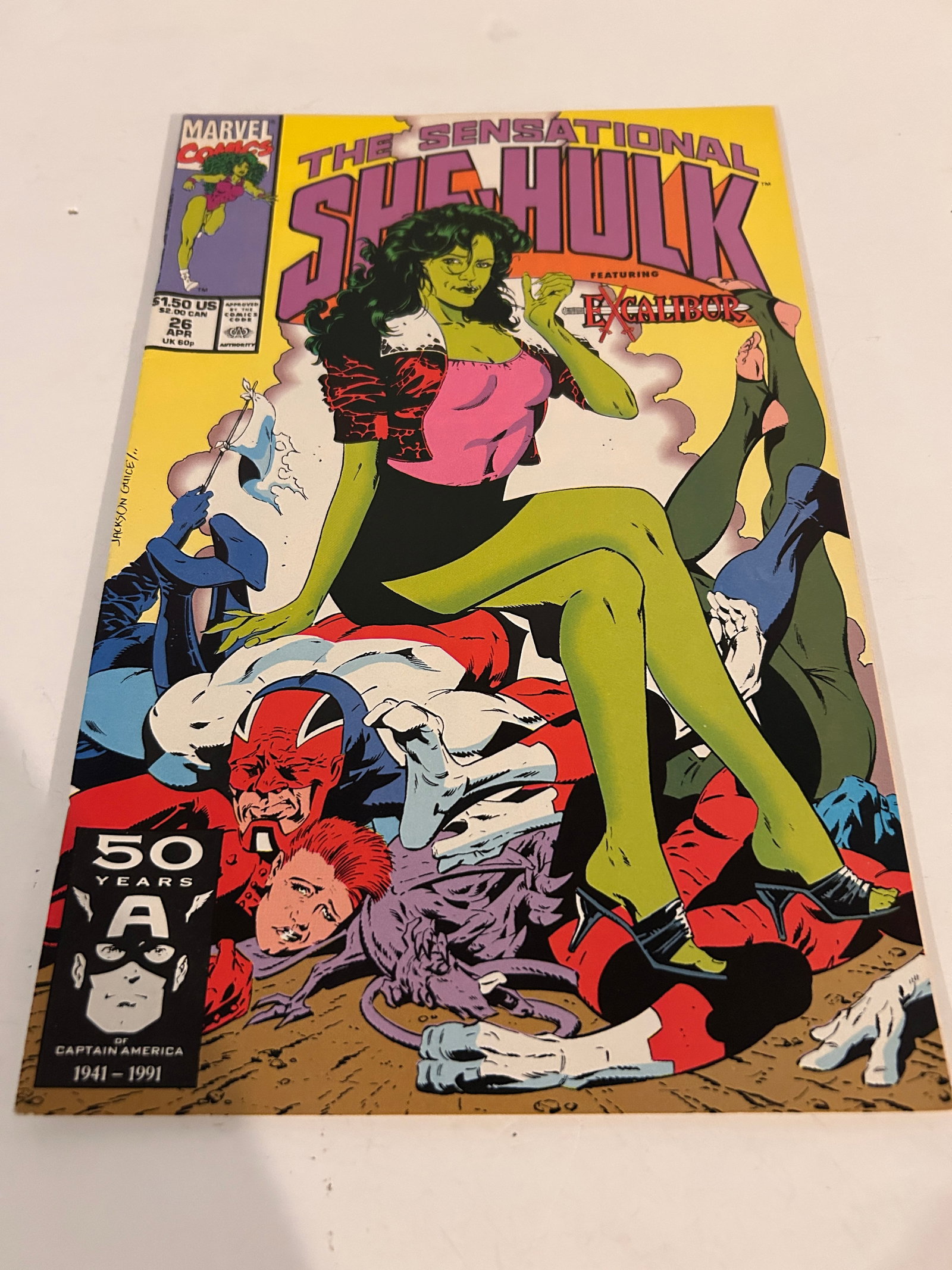 Vintage Comic Book Sensational She Hulk # 26: Vintage Comic Book Sensational She Hulk # 26 Please view all photos as they are part of the description and condition of this Item, Feel free to contact me with questions or picture requests! Used Ite