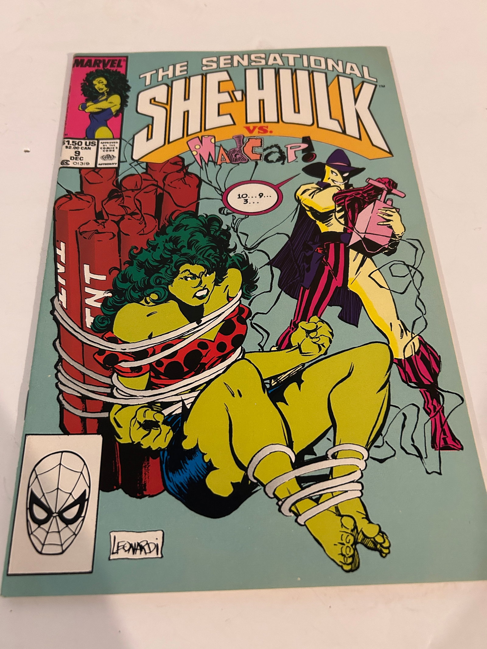 Vintage Comic Book Sensational She Hulk # 9: Vintage Comic Book Sensational She Hulk # 9 Please view all photos as they are part of the description and condition of this Item, Feel free to contact me with questions or picture requests! Used Item