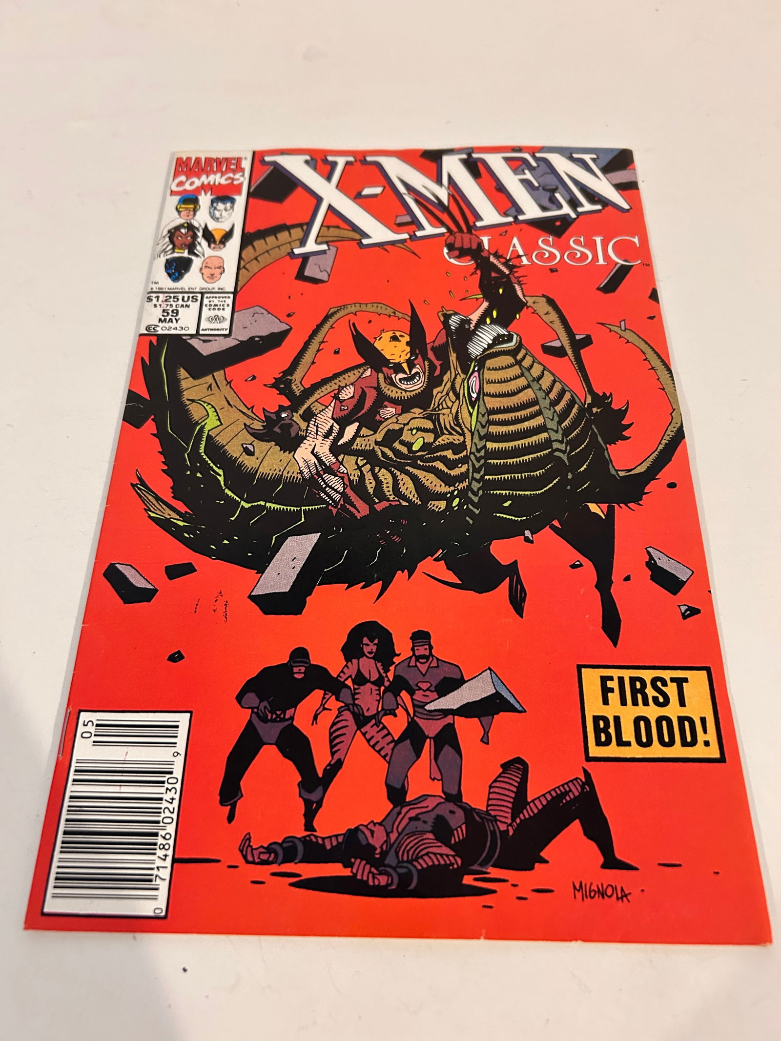 Vintage Comic Book X-Men Classic # 59 (1 of 2)
