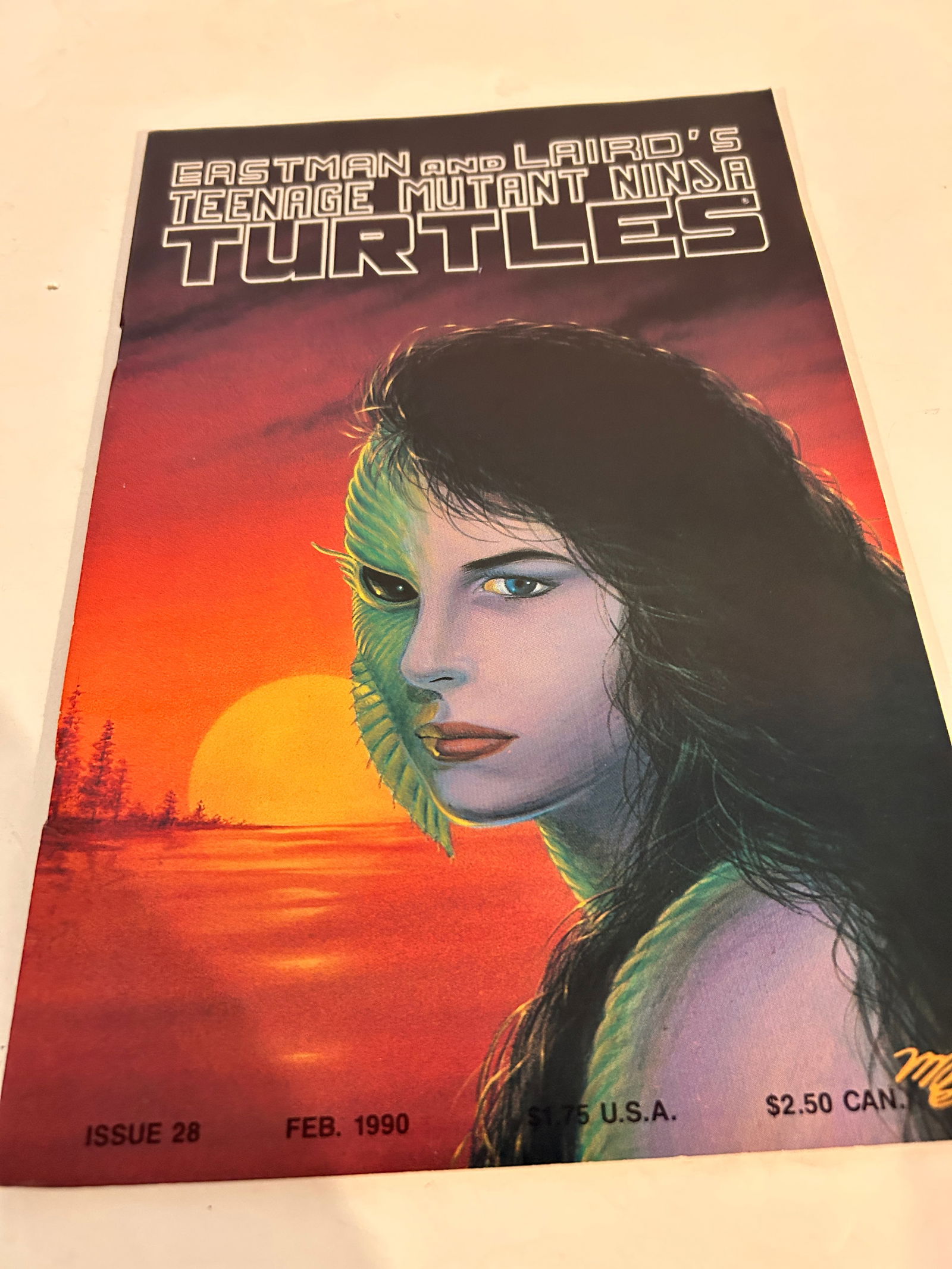 Vintage Comic Book Eastman Teenage Mutant Ninja Turtles # 28 (1 of 2)