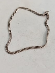 Vintage Sterling Silver Italy Bracelet 10"