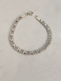 Vintage Sterling Silver Bracelet 6"
