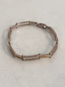 Vintage Sterling Silver Bracelet 7"
