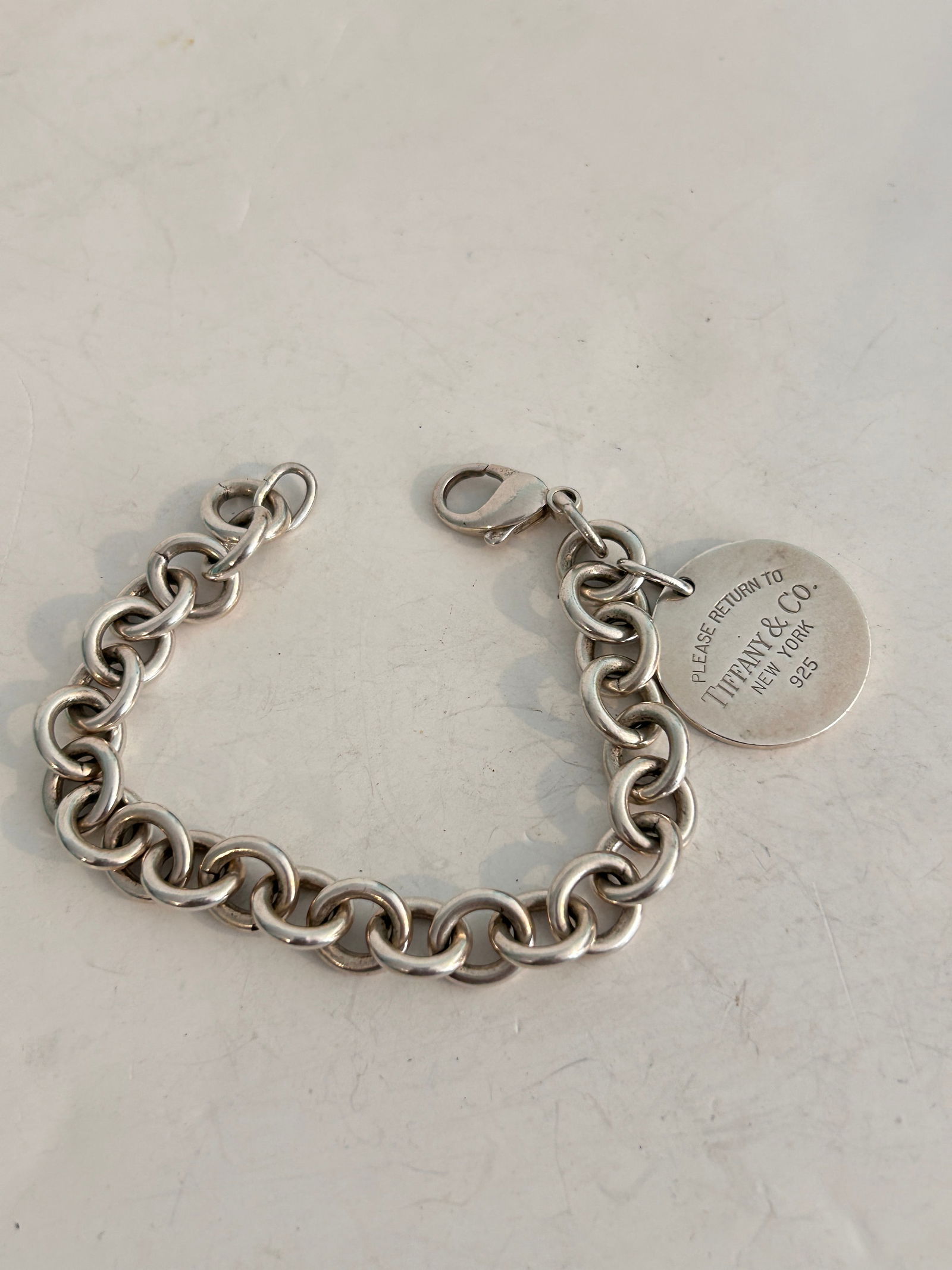 Return To TIFFANY & Co. Charm Round Bracelet 7" (1 of 6)