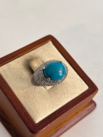 Vintage Sterling Silver Ring Sz 6