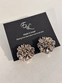 Vintage Sterling Silver Earrings