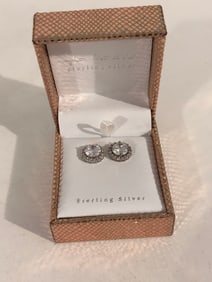 Vintage Sterling Silver post Earrings