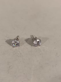 Vintage Sterling Silver post Earrings