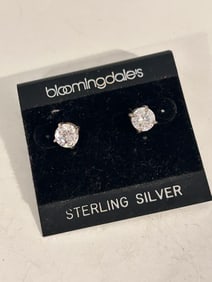 Vintage Sterling Silver post Earrings