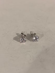 Vintage Sterling Silver post Earrings