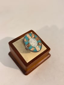 Vintage Native American Navajo Sterling Silver Ring Sz 7