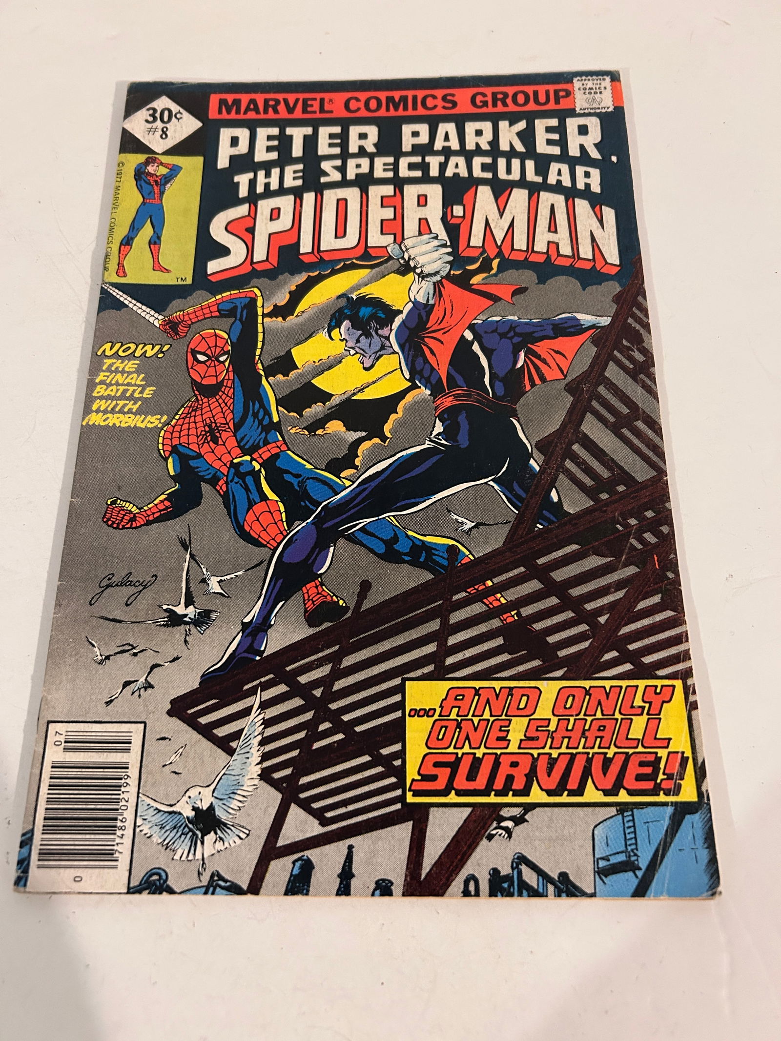 Vintage Comic Book # 8 Peter Parker the Spectacular Spider-Man (1 of 2)