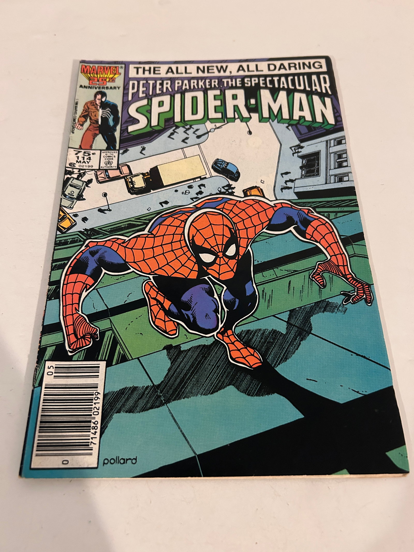 Vintage Comic Book # 114 Peter Parker the Spectacular Spider-Man: Vintage Comic Book # 114 Peter Parker the Spectacular Spider-Man Please view all photos as they are part of the description and condition of this Item, Feel free to contact me with questions or pictur