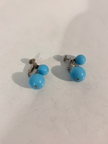 Vintage Richelieu blue Earrings