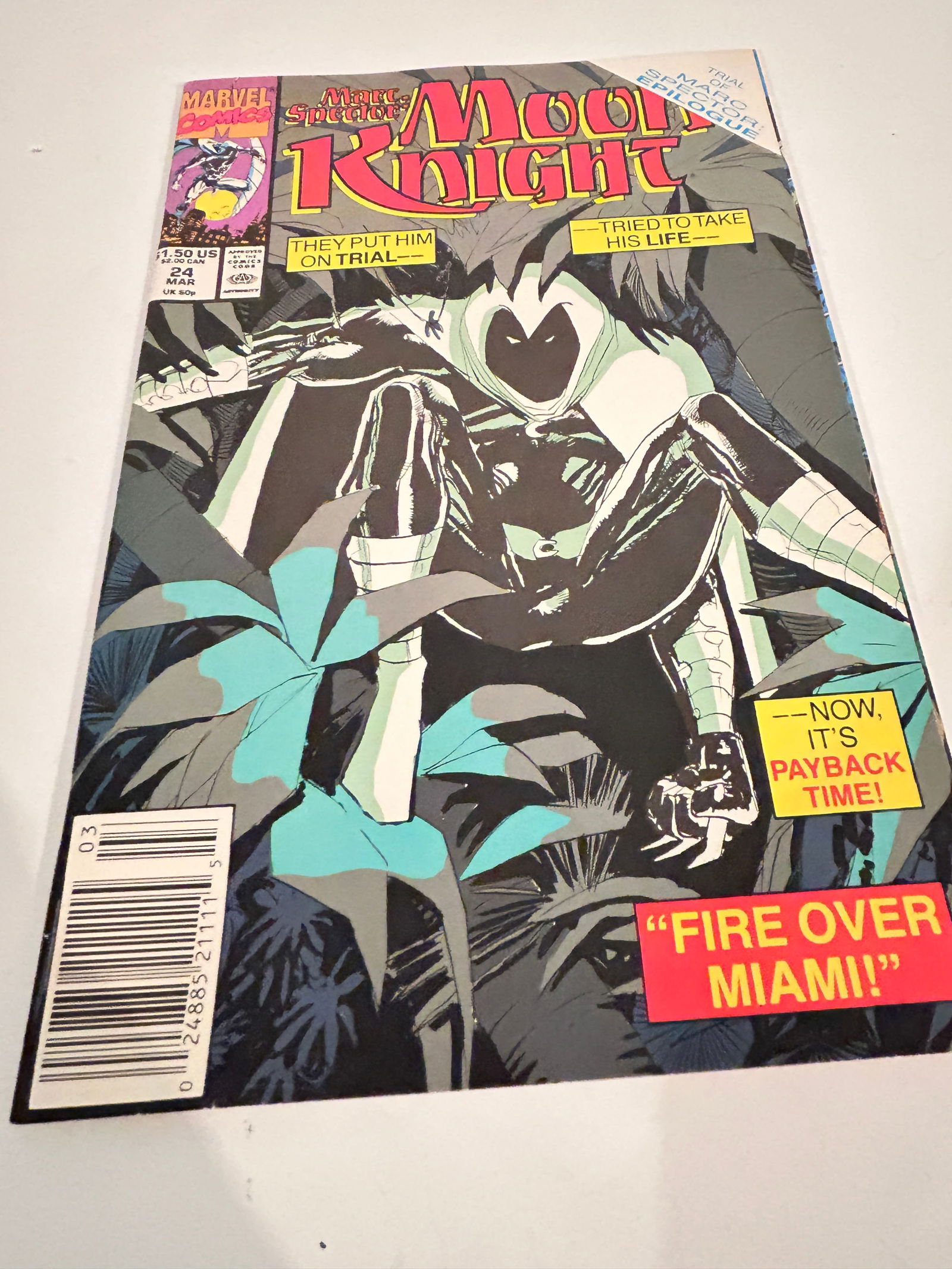 Vintage Comic Book Moon Knight # 24 (1 of 2)