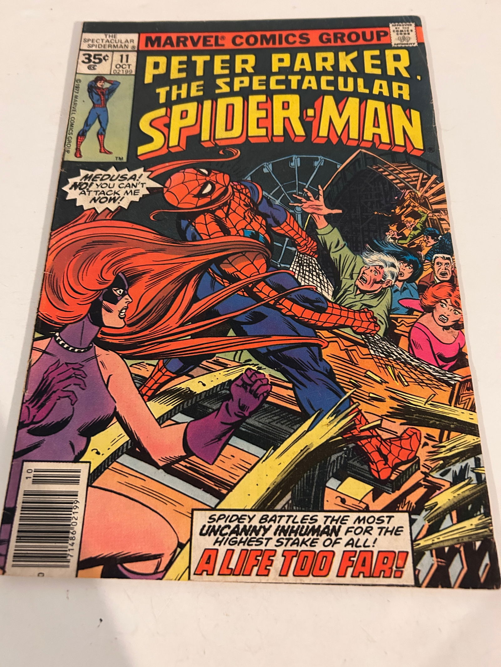 Vintage Comic Book # 11 Peter Parker the Spectacular Spider-Man (1 of 2)