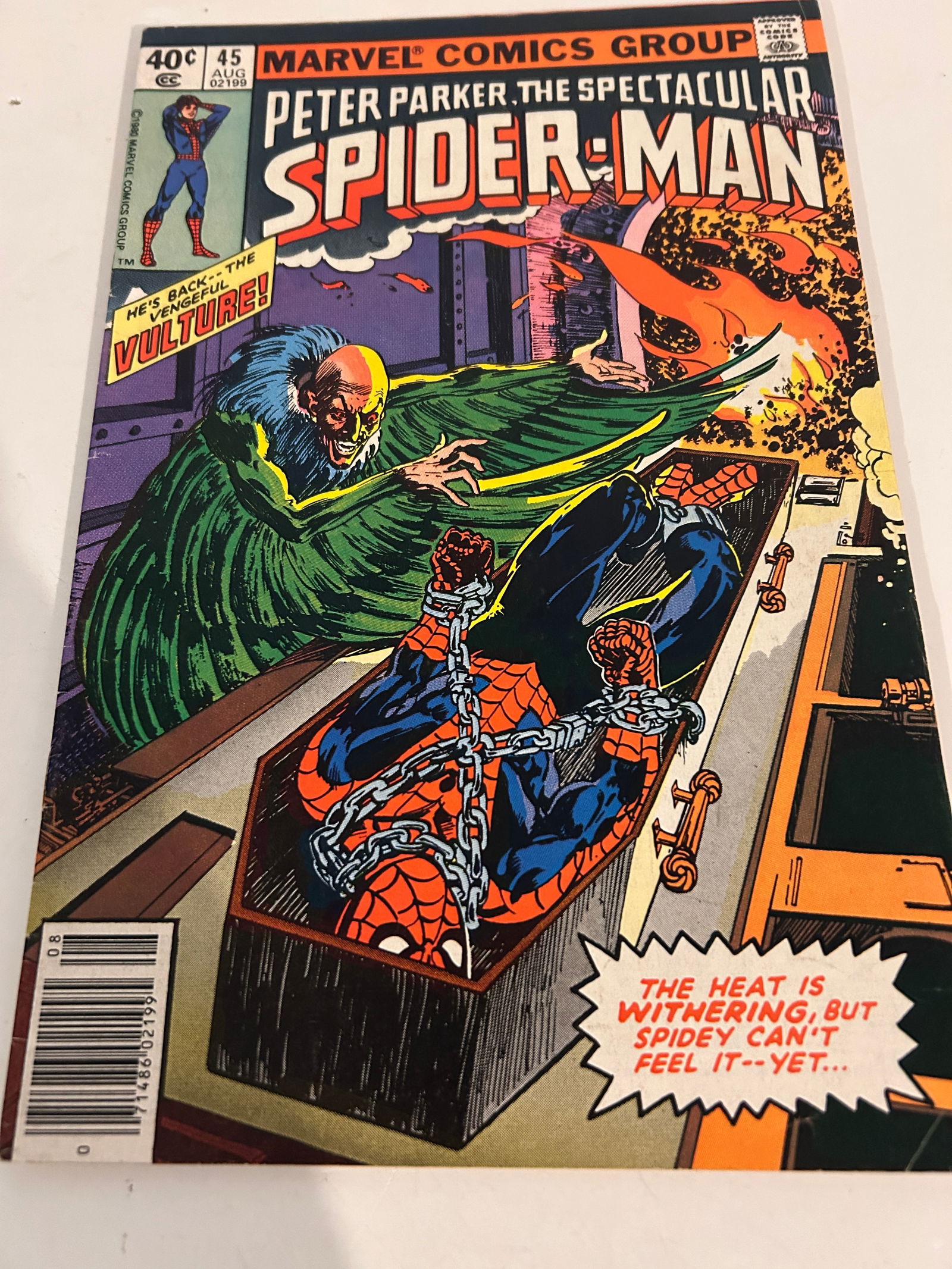 Vintage Comic Book # 45 Peter Parker the Spectacular Spider-Man (1 of 2)