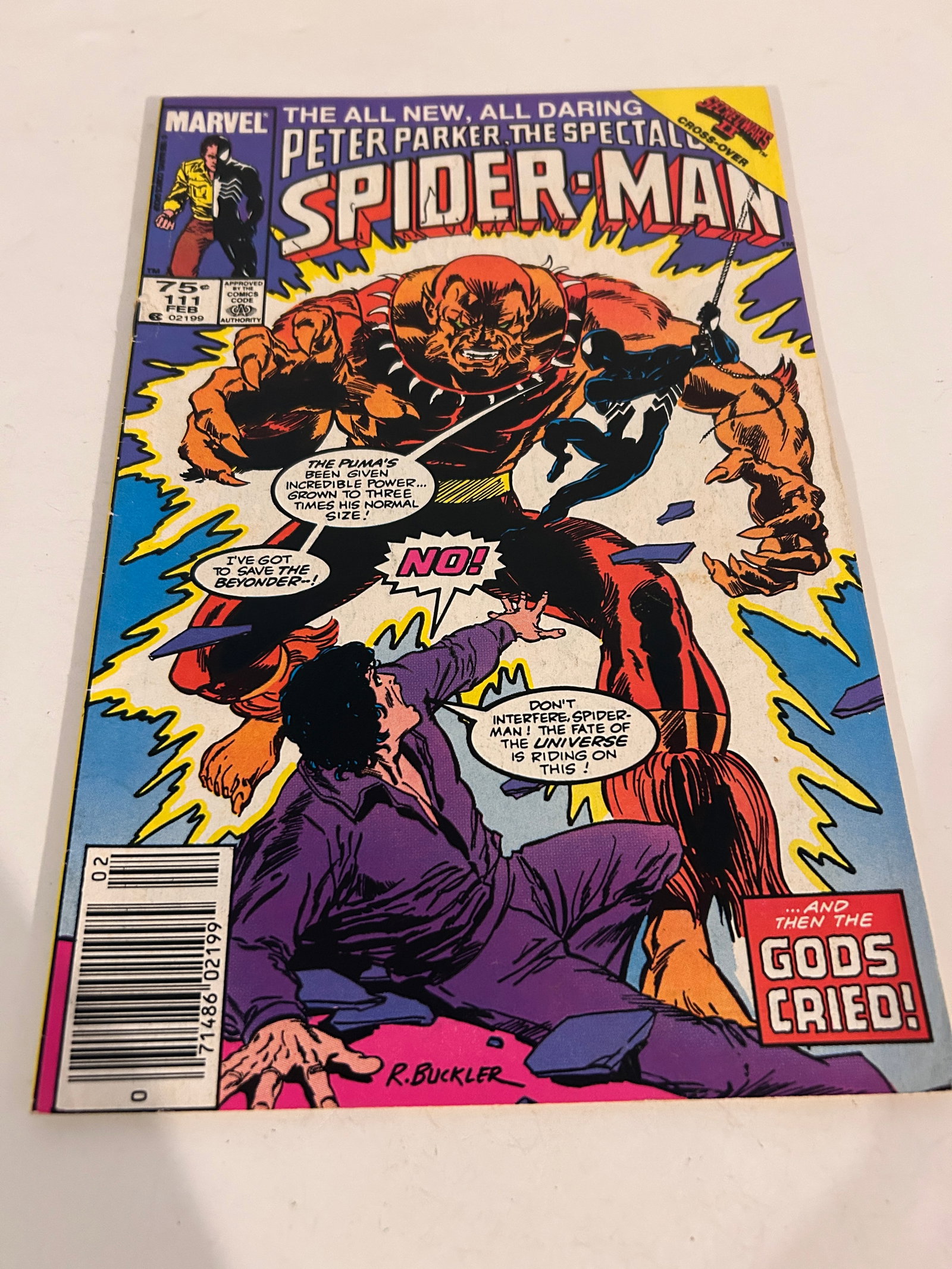 Vintage Comic Book # 111 Peter Parker the Spectacular Spider-Man: Vintage Comic Book # 111 Peter Parker the Spectacular Spider-Man Please view all photos as they are part of the description and condition of this Item, Feel free to contact me with questions or pictur
