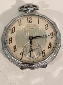 Antique Waltham 17 Jewels Men's Pocket working Watch