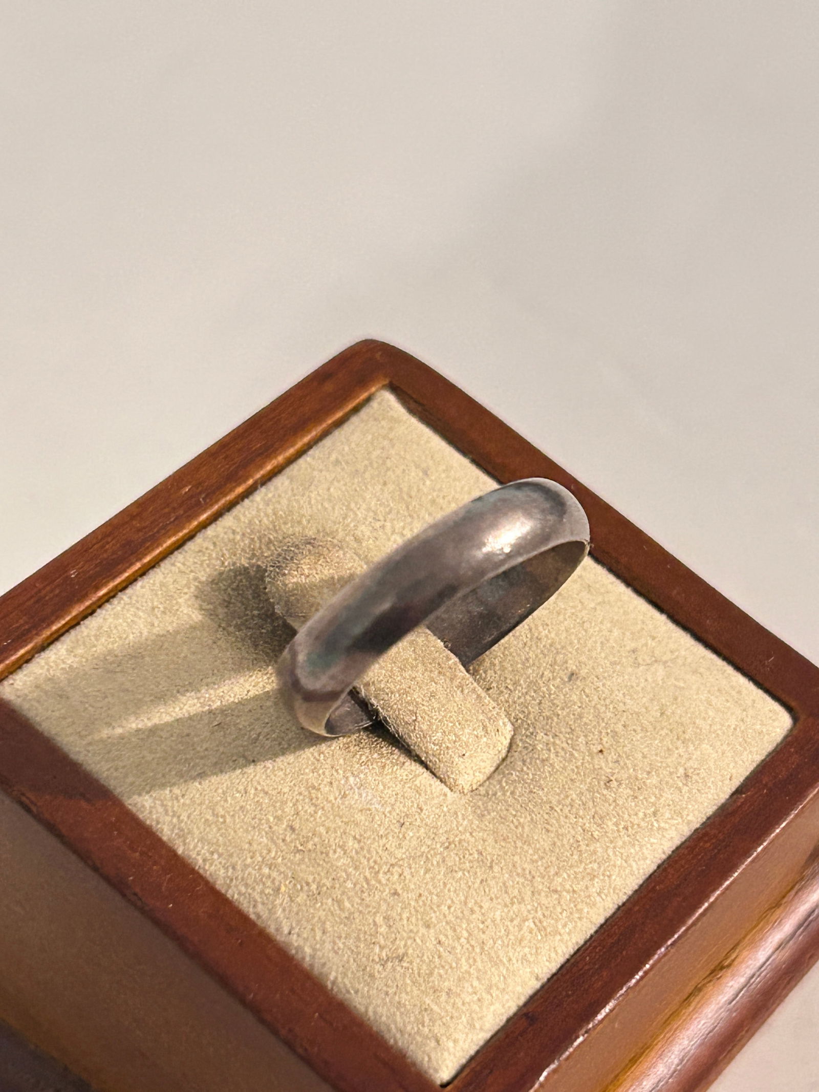 Vintage Sterling Silver Band Ring Sz 11 (1 of 5)