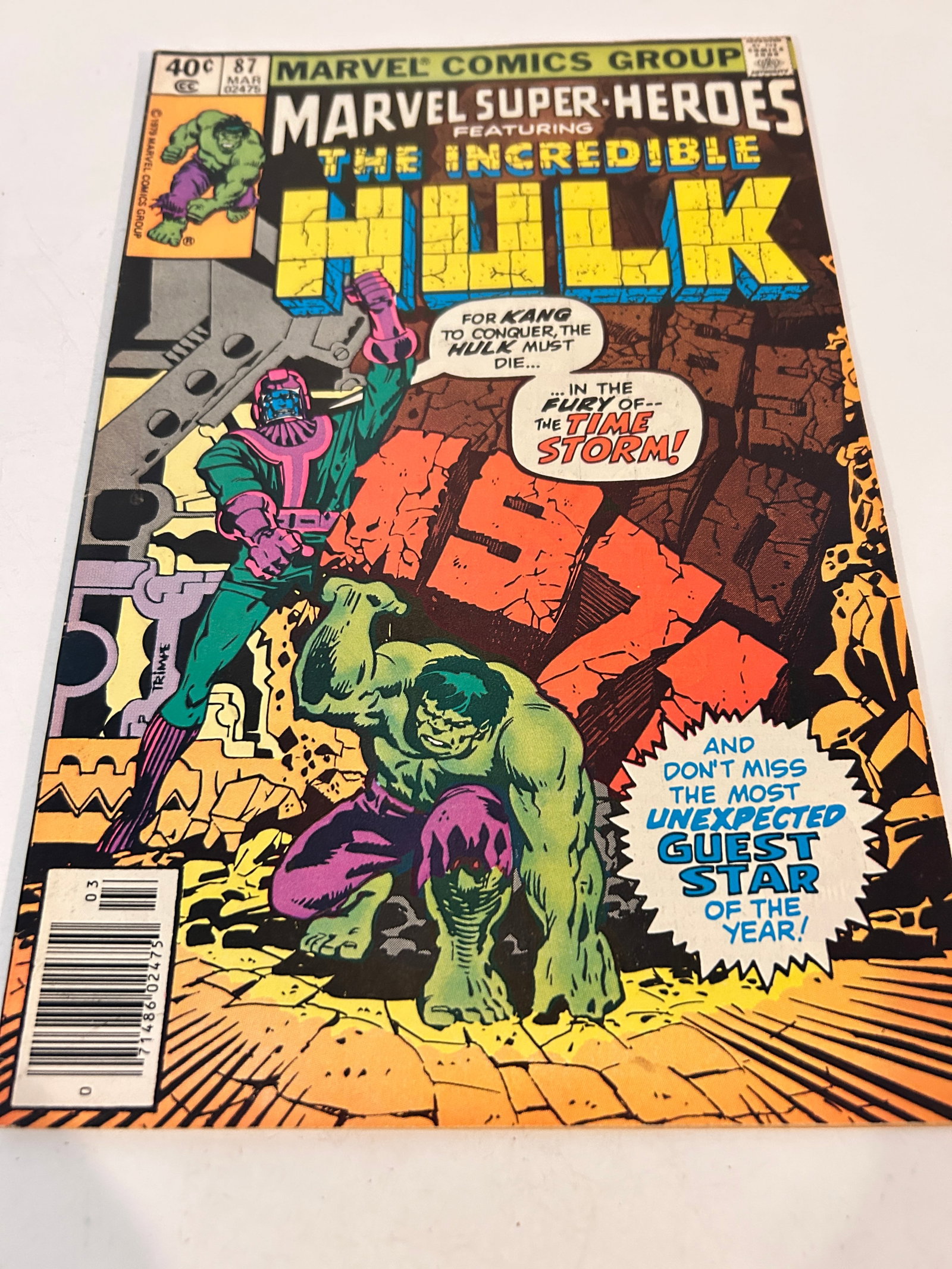Vintage Comic Book Marvel Super-Heroes # 87: Vintage Comic Book Marvel Super-Heroes # 87 Please view all photos as they are part of the description and condition of this Item, Feel free to contact me with questions or picture requests! Used Item