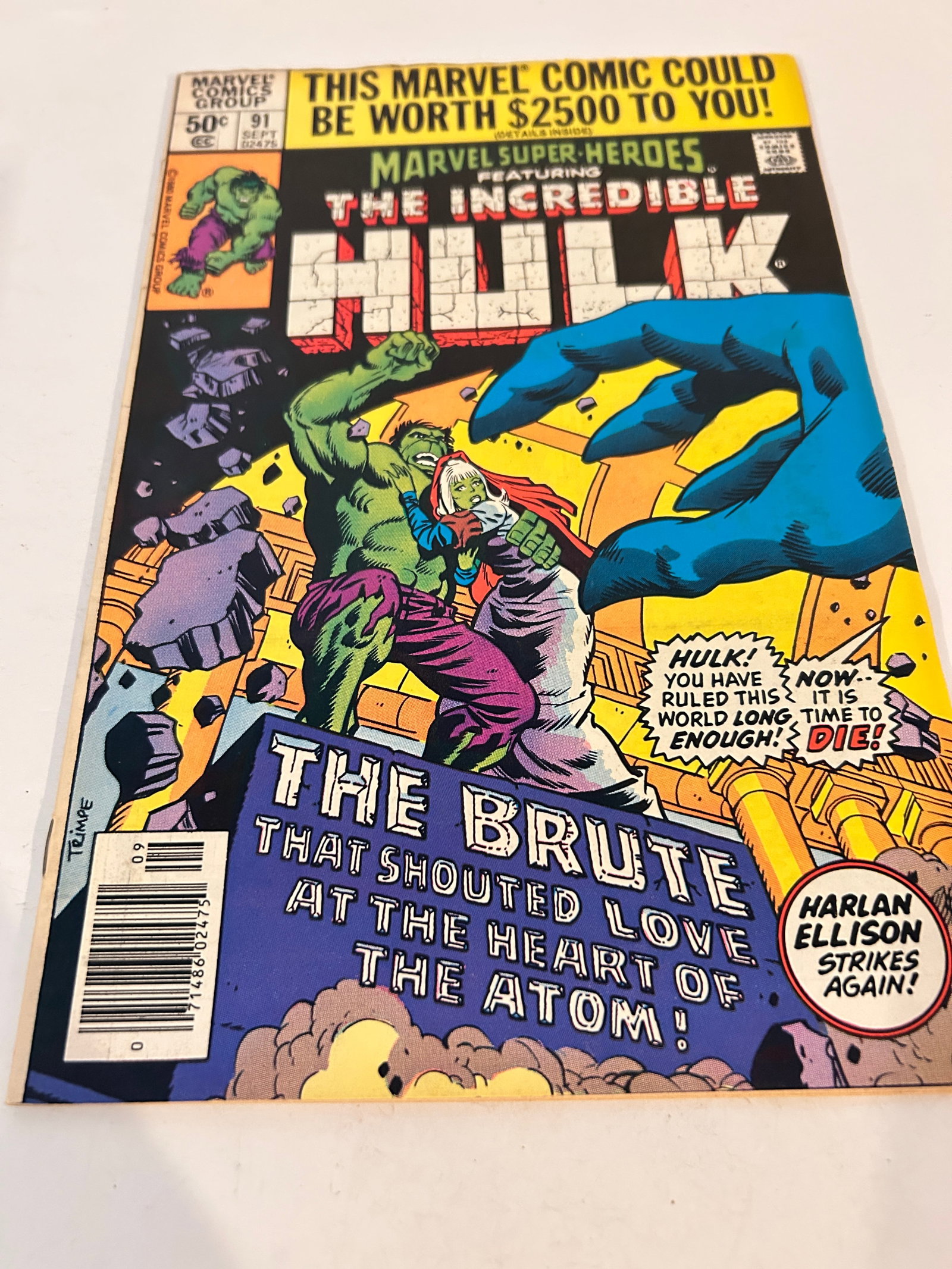 Vintage Comic Book Marvel Super-Heroes # 91: Vintage Comic Book Marvel Super-Heroes # 91 Please view all photos as they are part of the description and condition of this Item, Feel free to contact me with questions or picture requests! Used Item