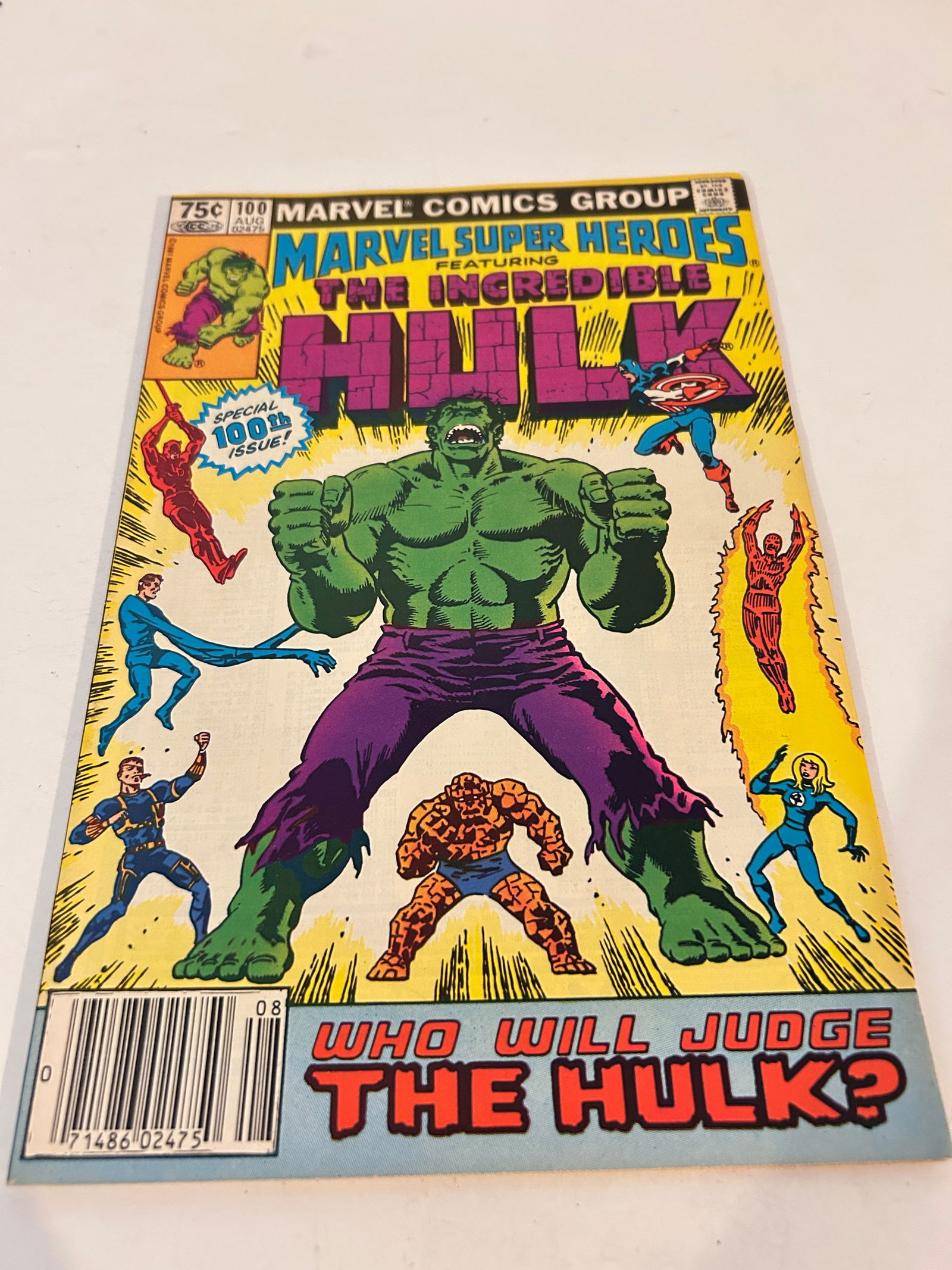 Vintage Comic Book Marvel Super-Heroes # 100 (1 of 2)