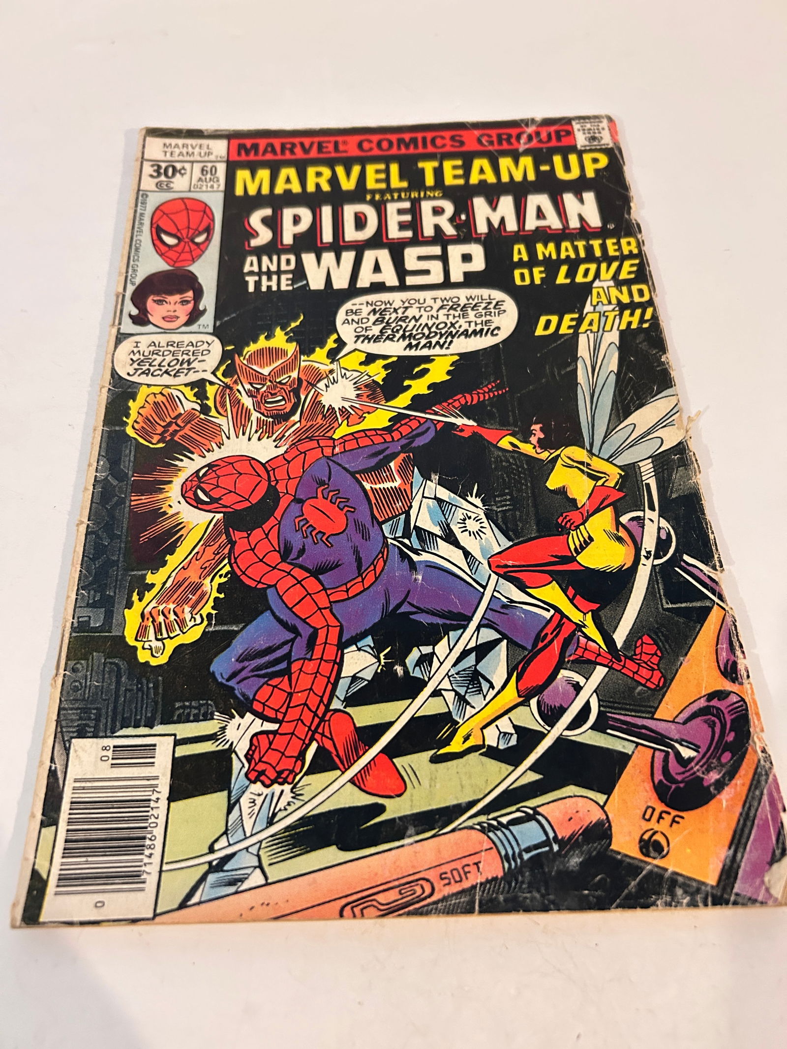 Vintage Comic Book Marvel Team-Up # 60 (1 of 2)