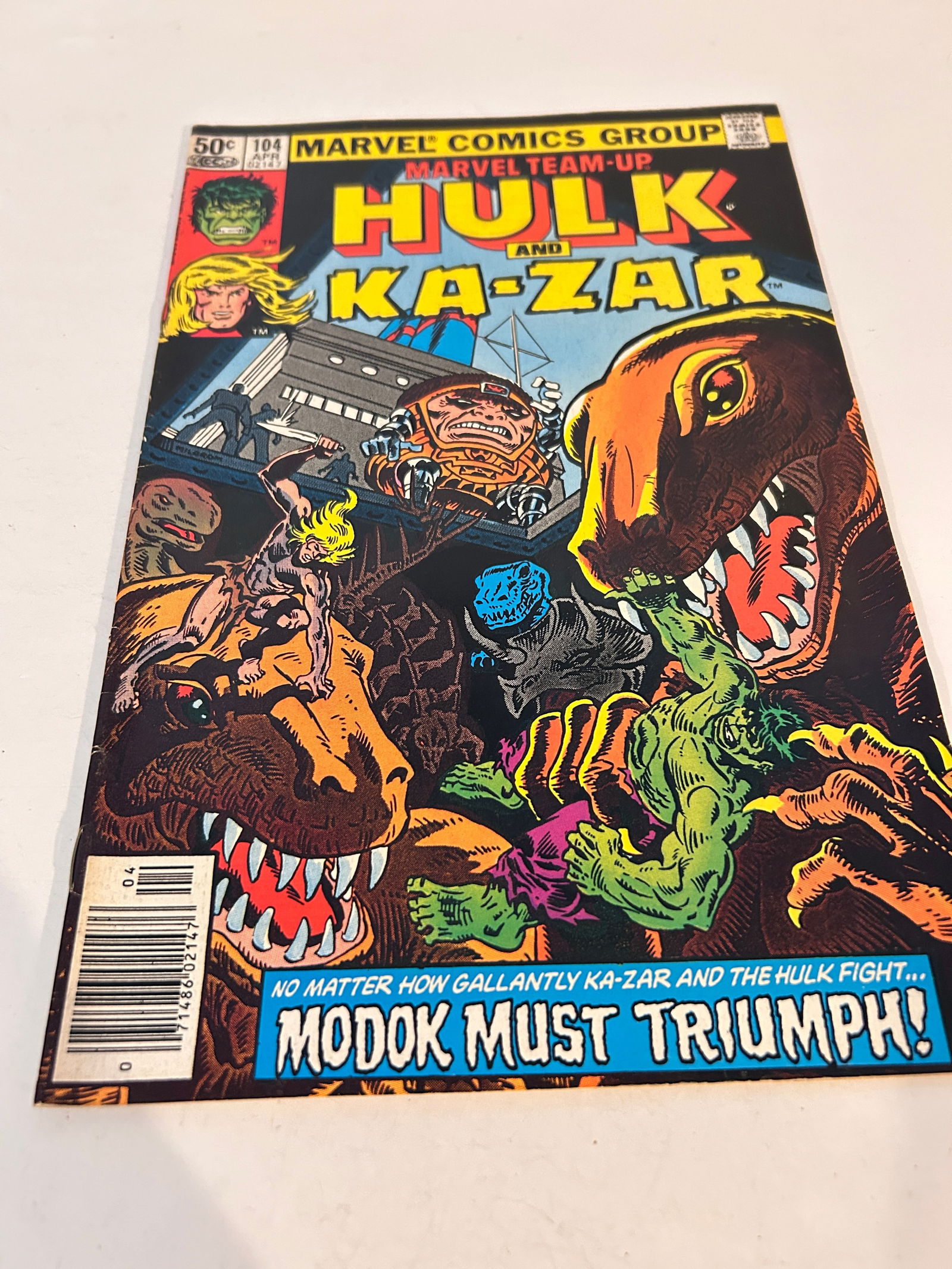 Vintage Comic Book Marvel Team-Up # 104 (1 of 2)