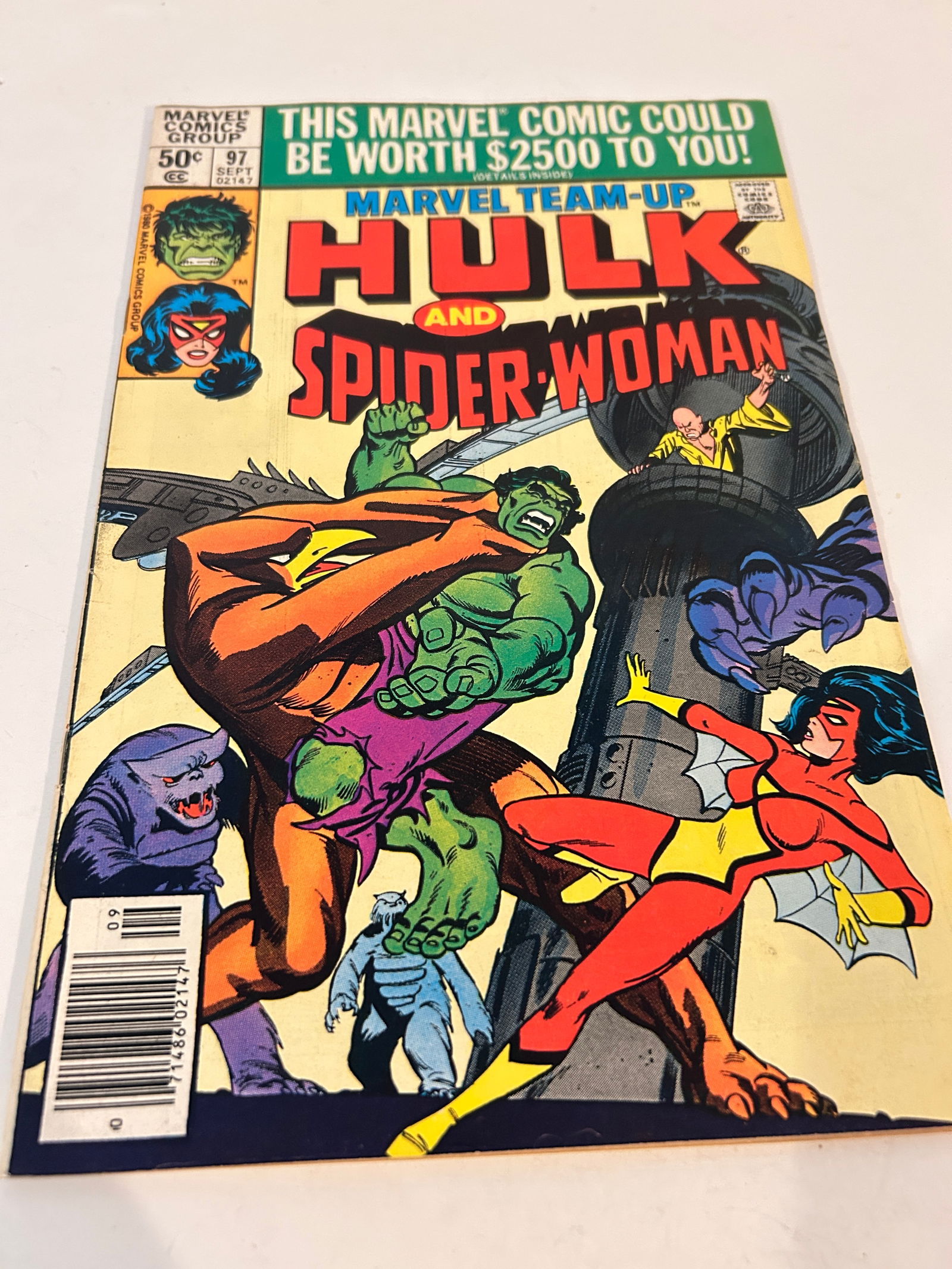 Vintage Comic Book Marvel Team-Up # 97 (1 of 2)