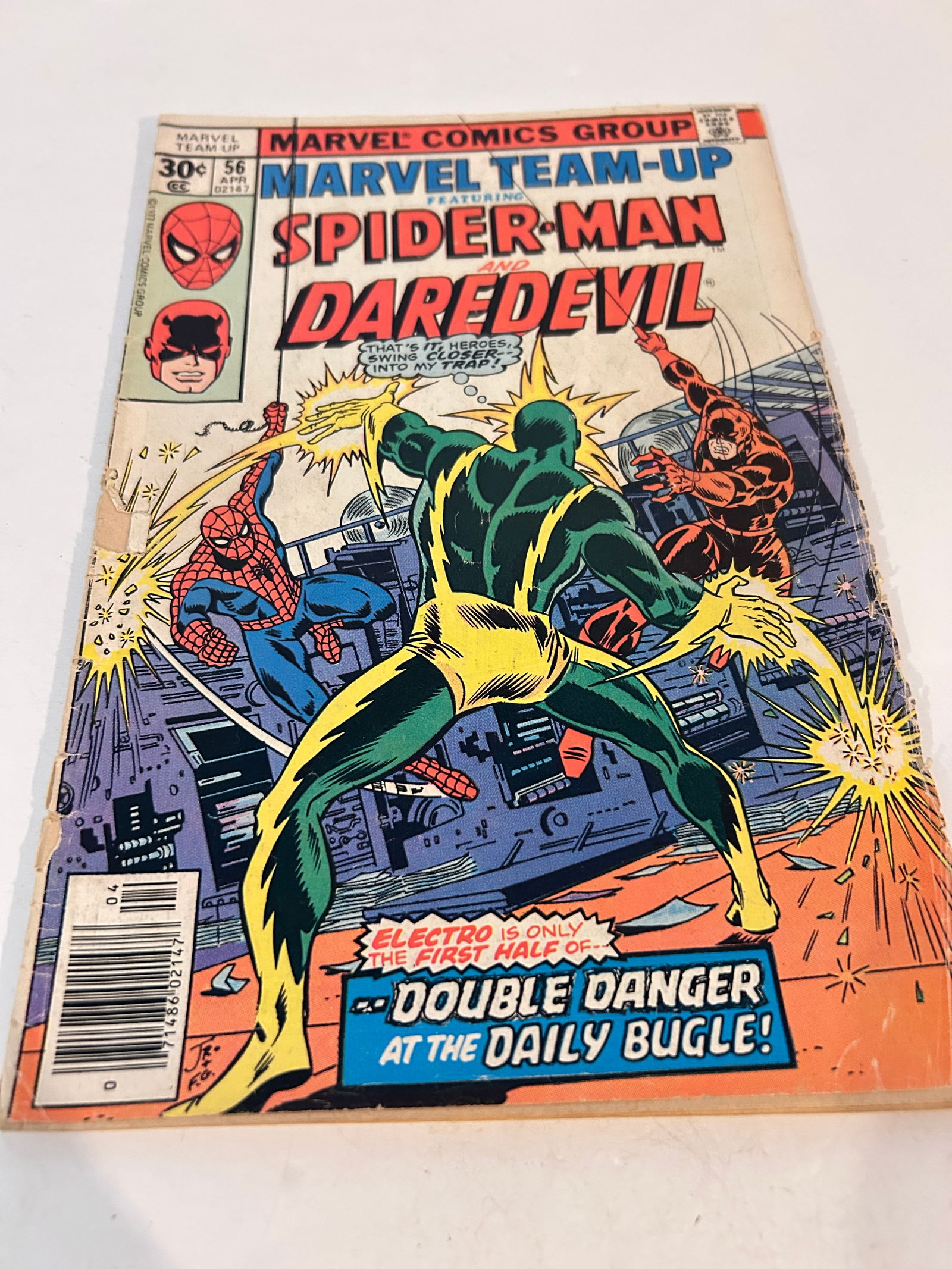 Vintage Comic Book Marvel Team-Up # 56 (1 of 2)
