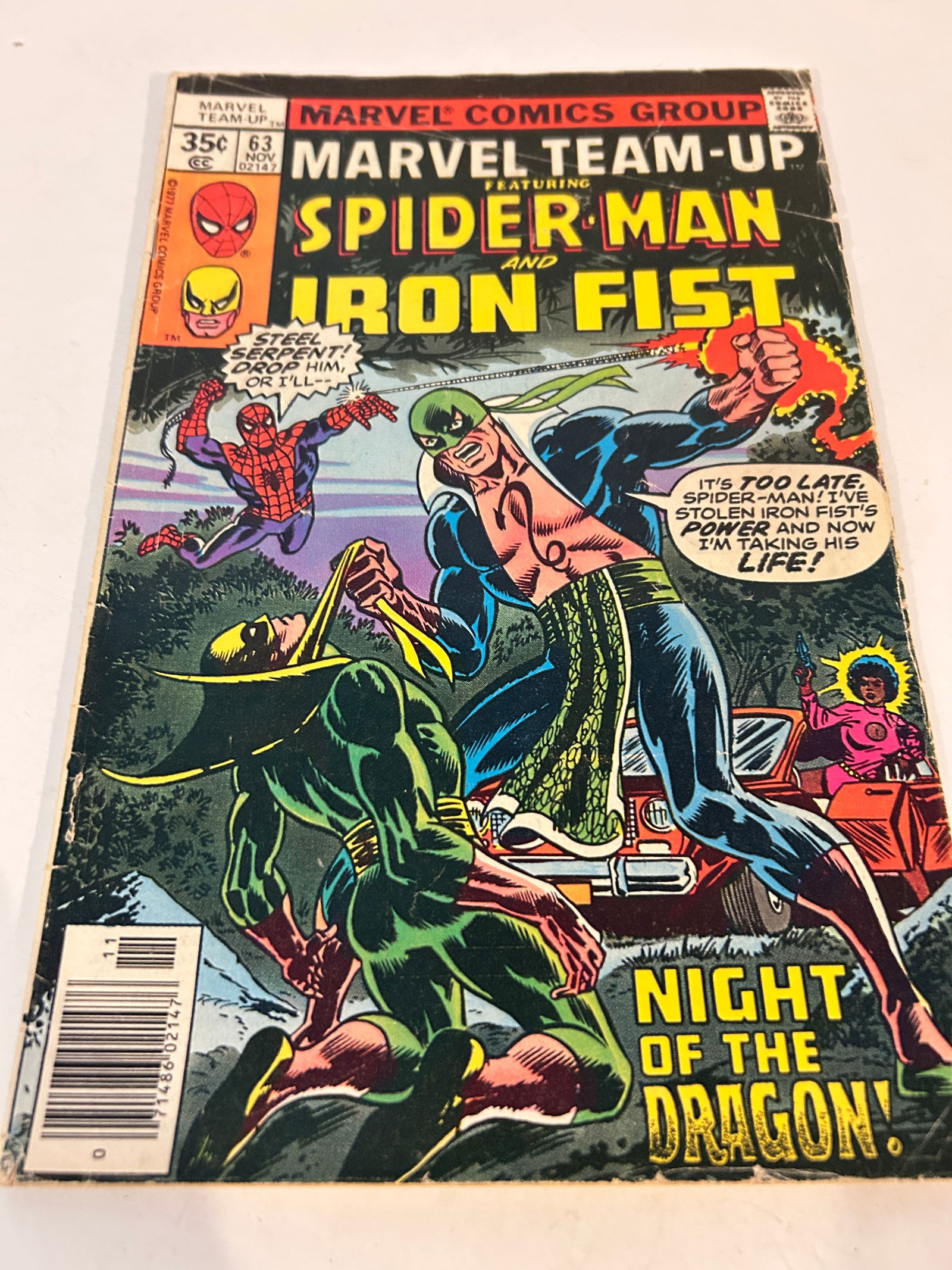 Vintage Comic Book Marvel Team-Up # 63 (1 of 2)