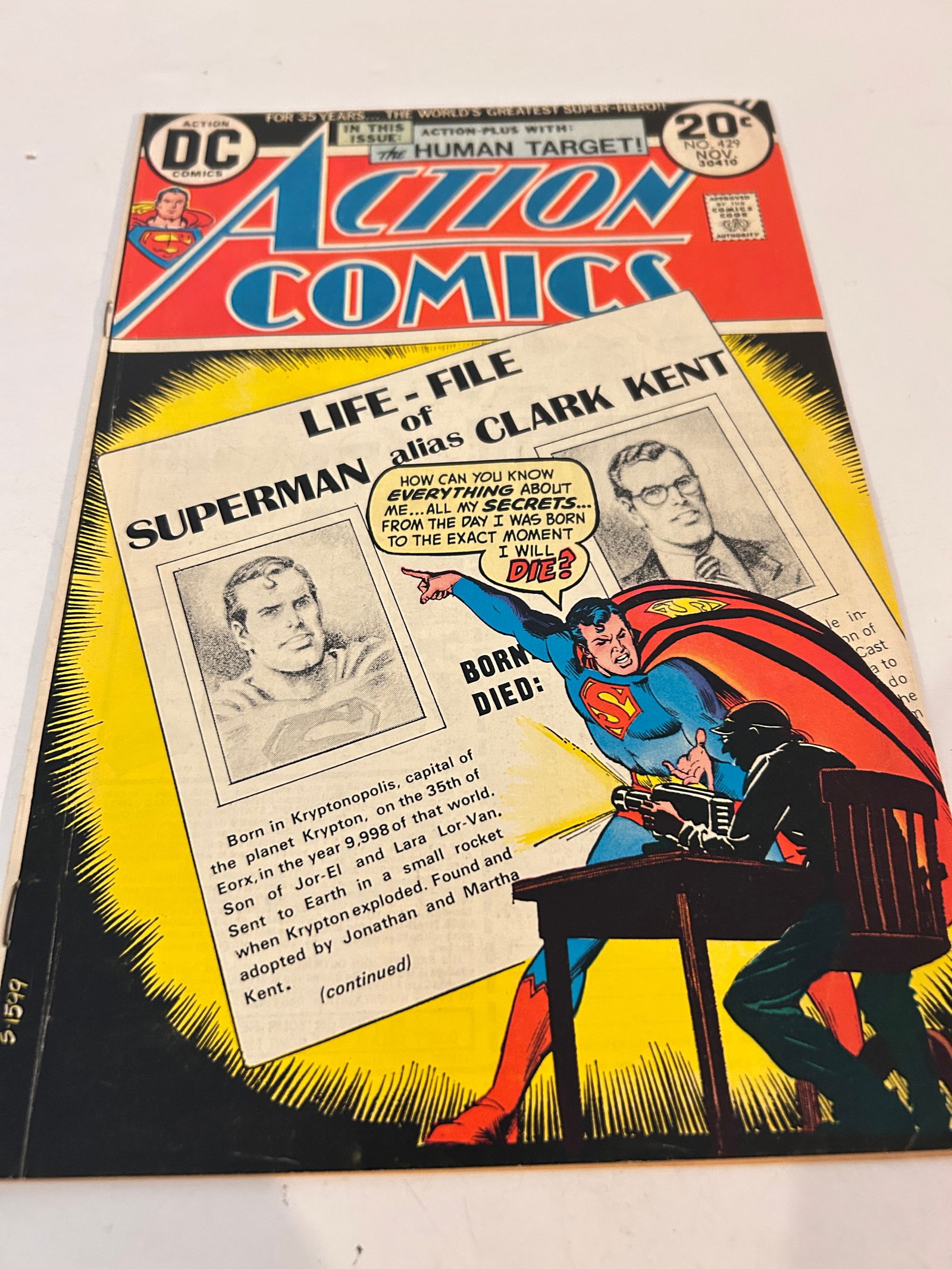 Vintage Comic Book Action Comics # 429 (1 of 2)
