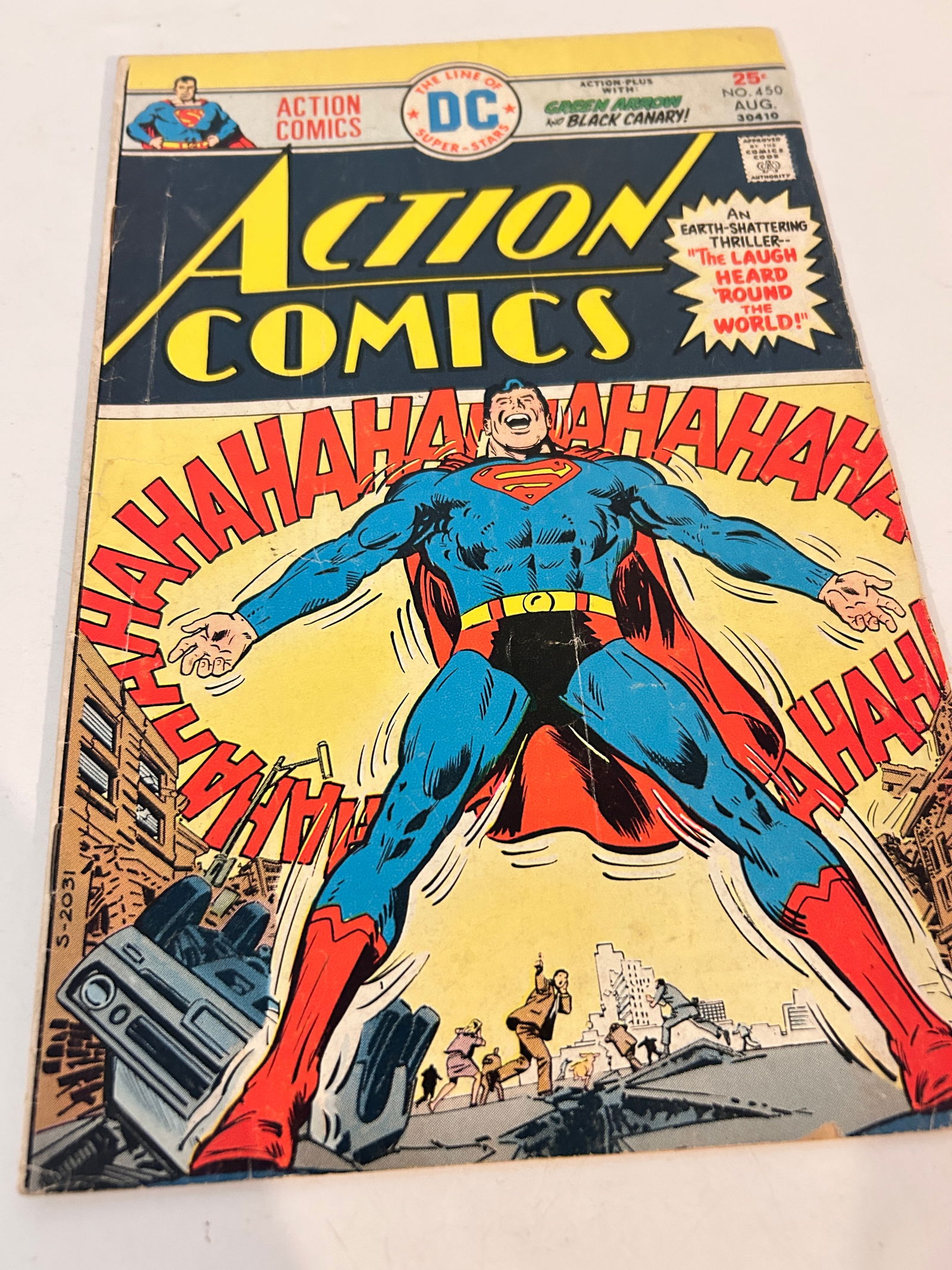 Vintage Comic Book Action Comics # 450 (1 of 2)