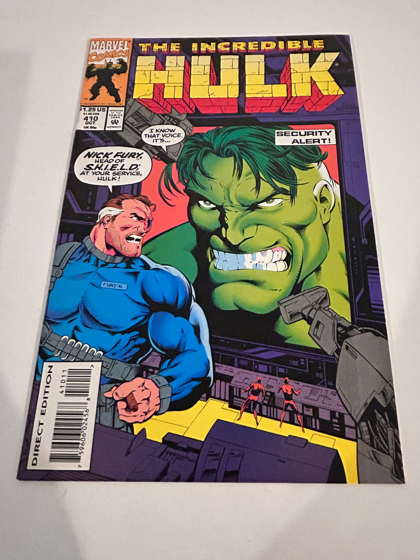 Vintage Comic Book Incredible Hulk # 410: Vintage Comic Book Incredible Hulk # 410 Please view all photos as they are part of the description and condition of this Item, Feel free to contact me with questions or picture requests! Used Item AS