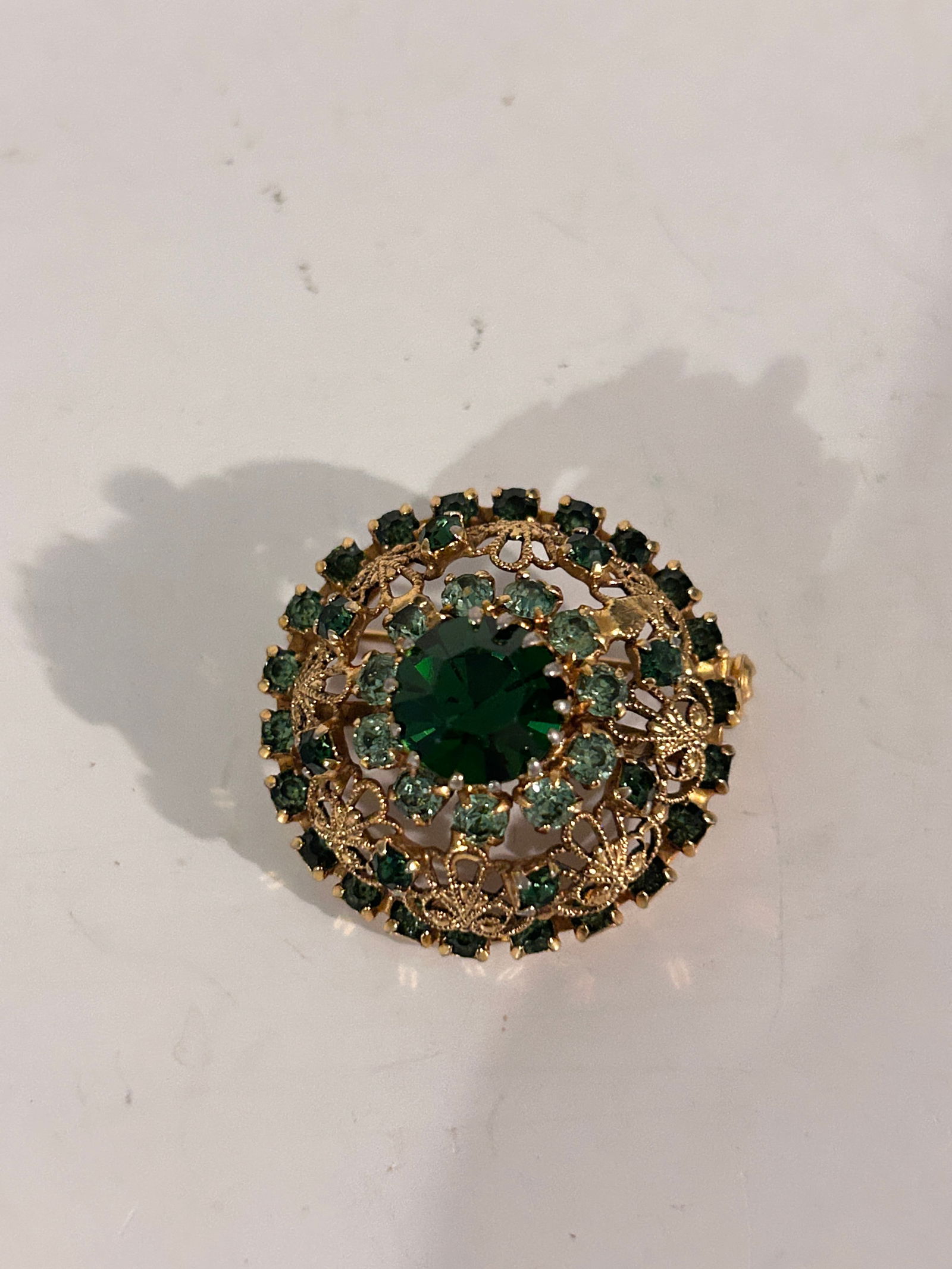 Stunning Vintage Austrian Crystal rhinestone brooch pin (1 of 5)