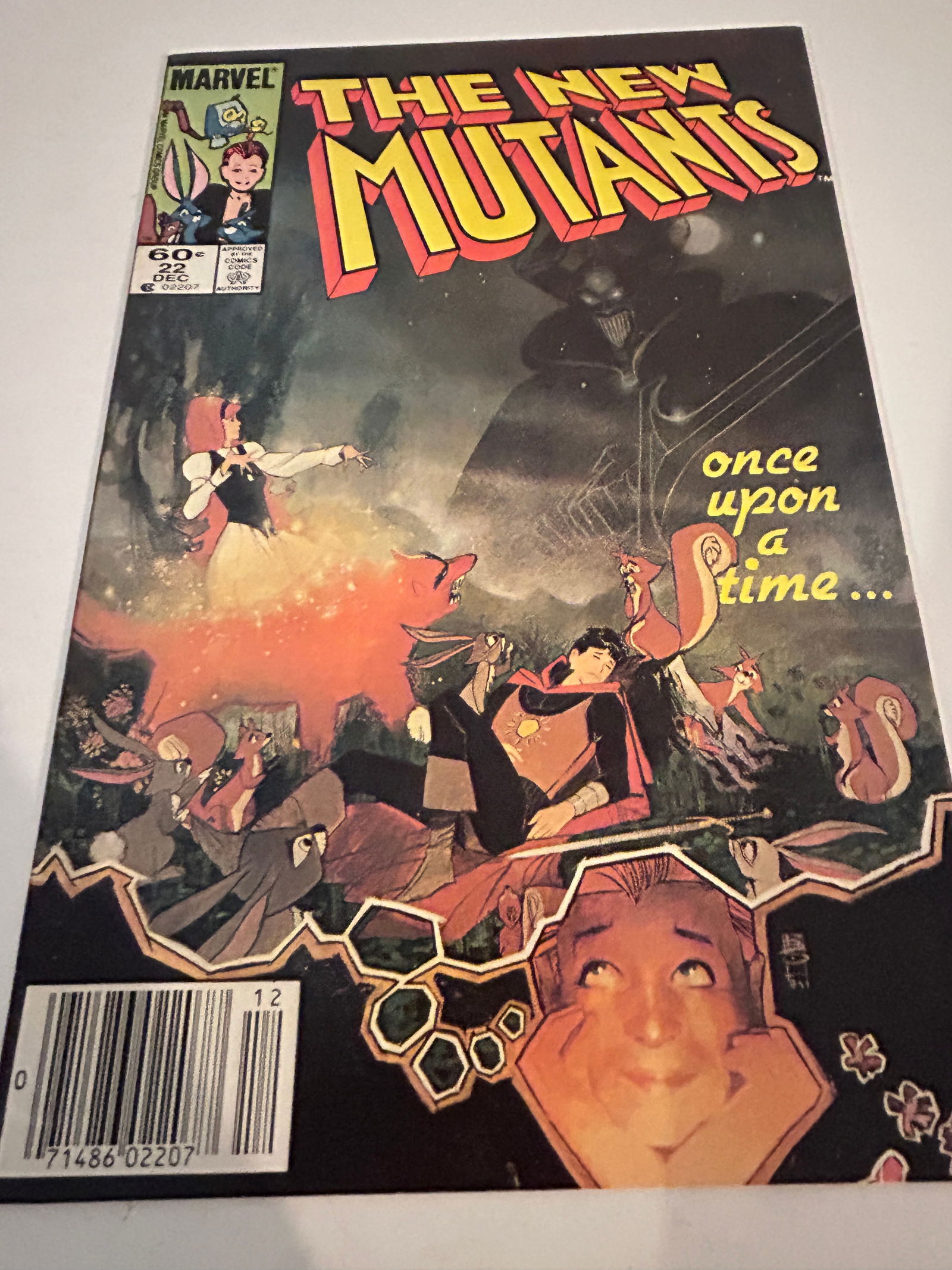 Vintage Comic Book The New Mutants # 22 (1 of 2)