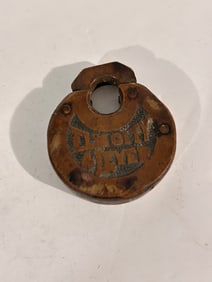 Vintage Elm City 4 Lever brass Lock
