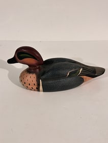 The BOYDS Collection 1982-87 Classic Mallard Drake Wooden DUCK neck glued on