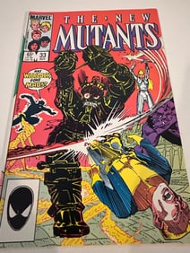 Vintage Comic Book The New Mutants # 33