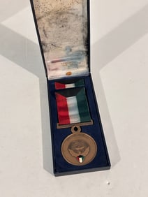 Desert Storm 1991 Kingdom of Kuwait Liberation of Kuwait Medal (Italy mfg) NIB