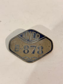 Vintage UNCO B-878 Metal Pin by Whitehead & Hoag Co.