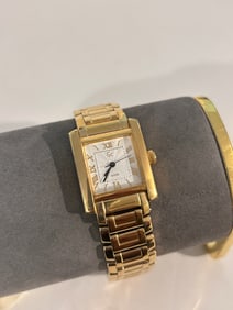 Guess collection Gold Stainless-Steel Swiss Quartz Watch Working