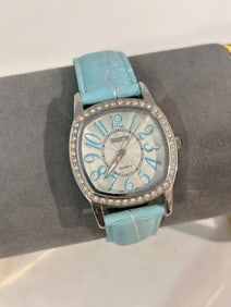 Vintage Manhattan blue working Quartz Watch
