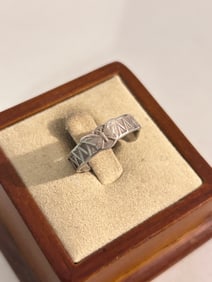 Vintage Sterling Silver butterfly Ring Sz 6