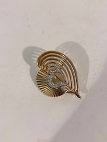 Vintage Marcel Boucher Gold tone # 6367 Brooch