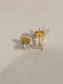 Vintage Sterling Silver Post Earrings