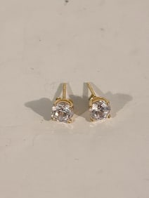 Vintage Sterling Silver Post Earrings