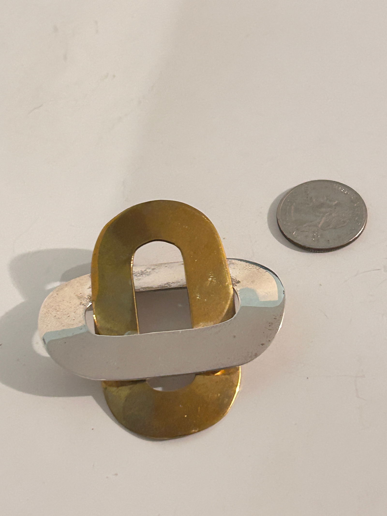 Vintage Sterling Silver Large GN-21 Mexico Brooch (1 of 4)